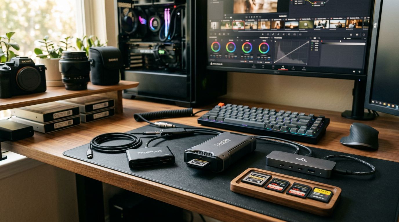 การ์ดรีดเดอร์สำหรับช่างภาพและงานวิดีโอ เทียบความเร็ว USB 3.2 กับ Thunderbolt และวิธีเลือกให้คุ้มโดยไม่จ่ายเกินที่ใช้จริง