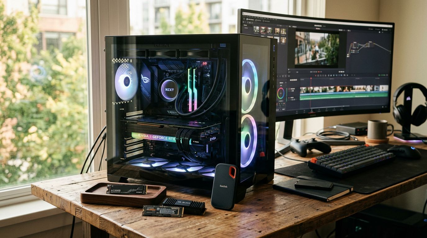 SSD NVMe Gen 3 vs Gen 4 ตัดต่อวิดีโอ เรนเดอร์ 3D โหลดเกม Open World — จ่ายแพงขึ้นแล้วเห็นผลต่างจริงไหม