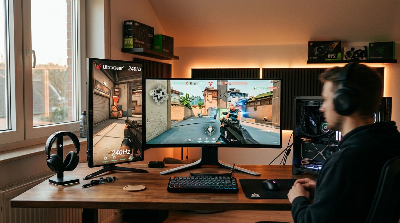 จอ 144Hz vs 240Hz สำหรับ Valorant และ CS2 จ่ายเพิ่มแล้วได้อะไรจริงบ้าง