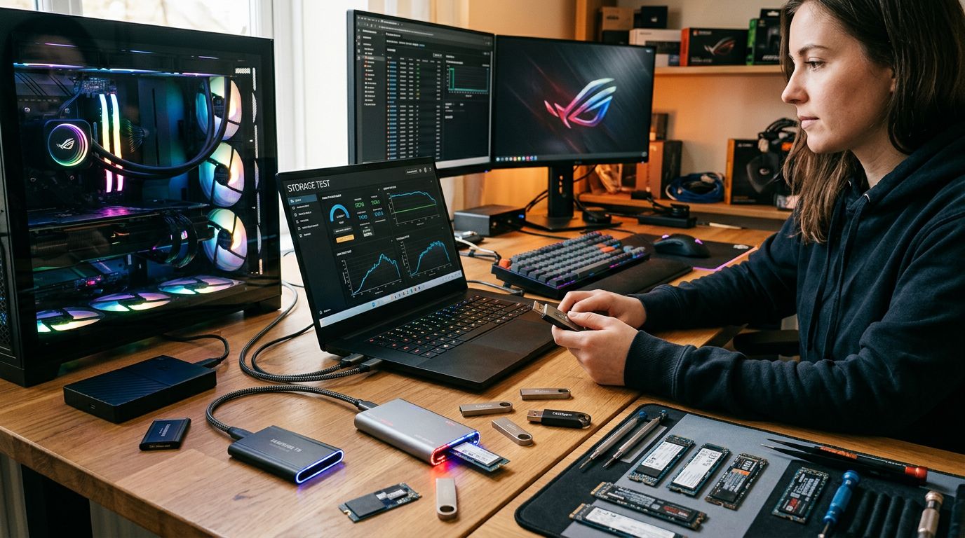 แฟลชไดรฟ์ USB 3.2 Gen 2 ความเร็วจริงไม่เท่าที่เคลม และวิธีเช็กด้วยตัวเองก่อนโดนหลอกสเปก