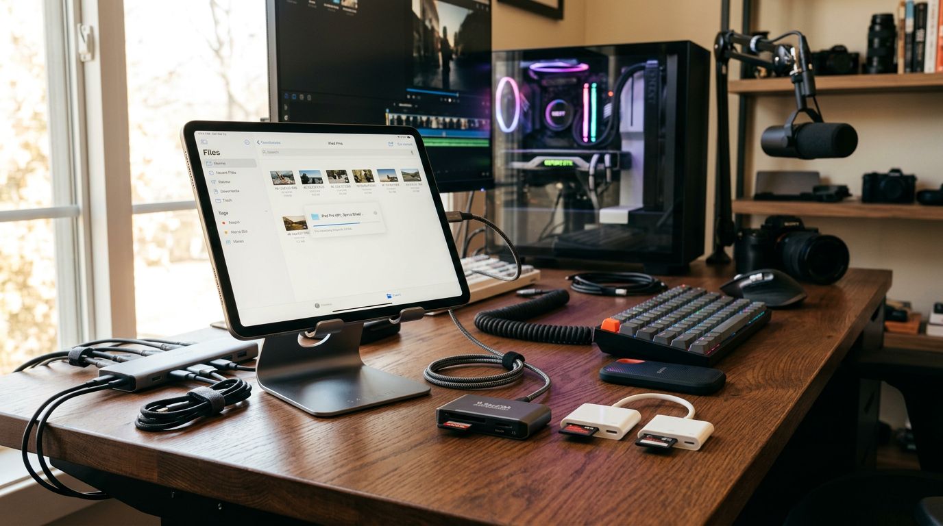 การ์ดรีดเดอร์ USB-C กับ Lightning สำหรับช่างภาพและ Vlogger ย้ายไฟล์ 4K ลง iPad ตัวไหนคุ้มกว่ากัน
