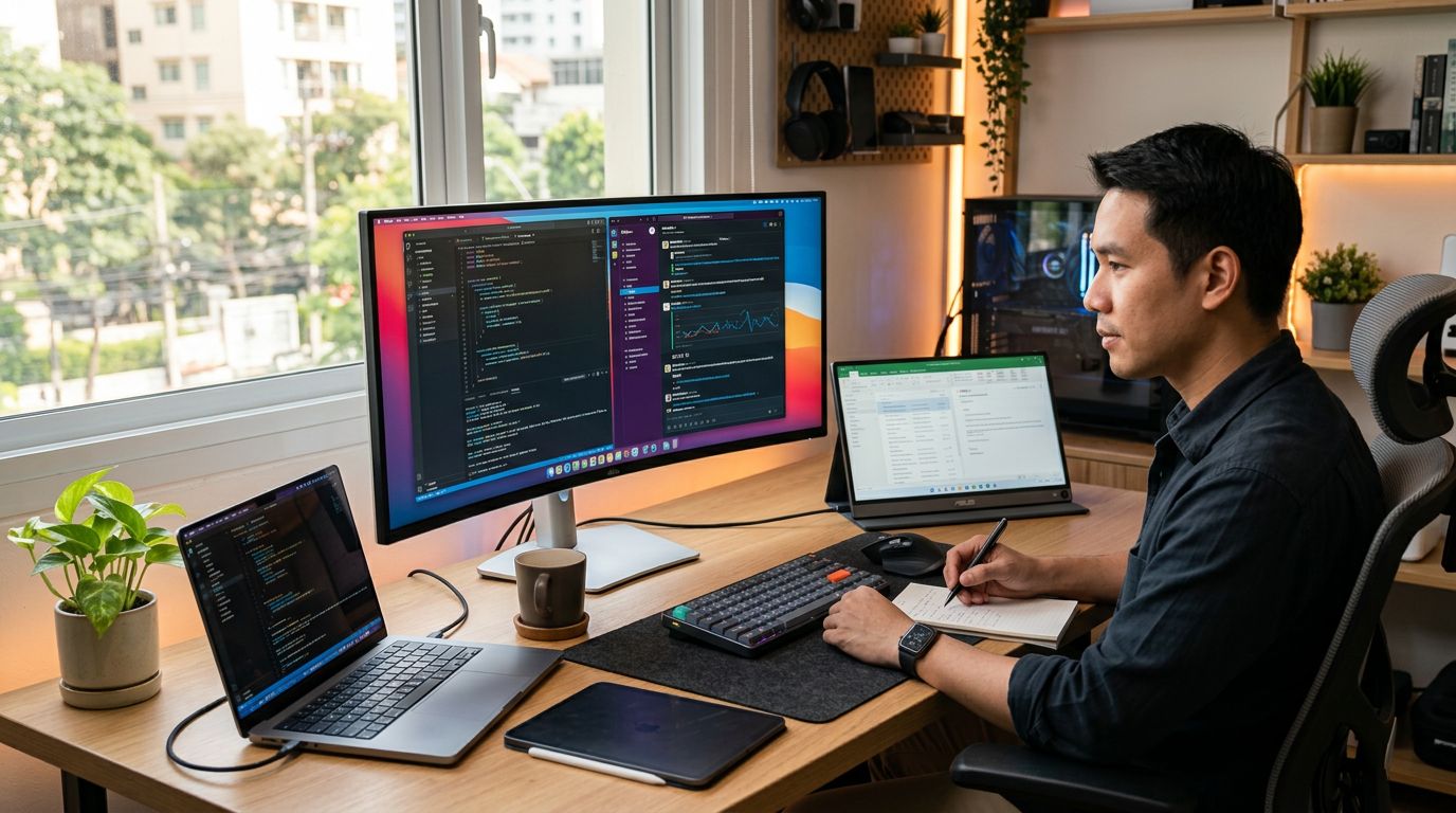 จอพกพา USB-C ตัวช่วยทำงานนอกสถานที่ที่ใช้ได้จริง หรือแค่ของที่ซื้อแล้วไม่ได้หยิบ
