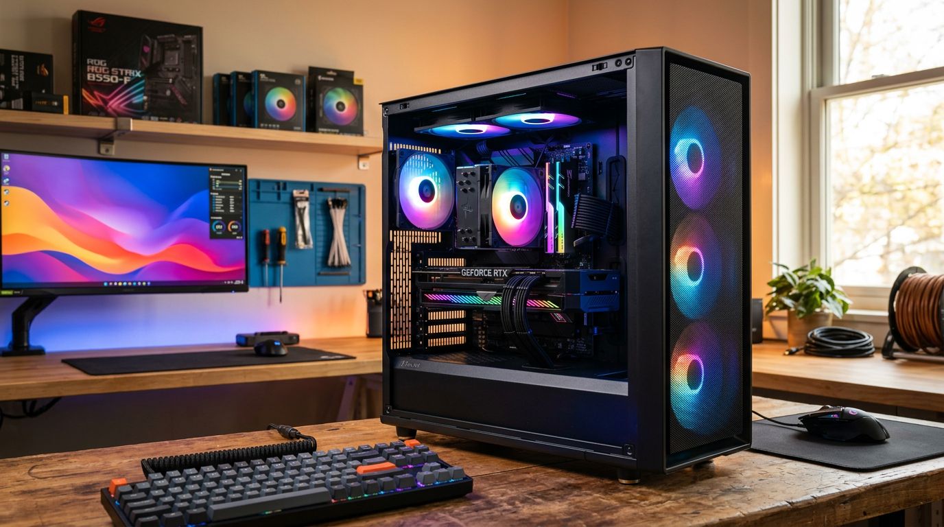 ชุดพัดลมเคส RGB งบ 1,500 บาท เลือกยังไงให้ได้ทั้งไฟสวย เงียบ และระบายอากาศดีจริง ไม่ใช่แค่ตัวเลขบนกล่อง