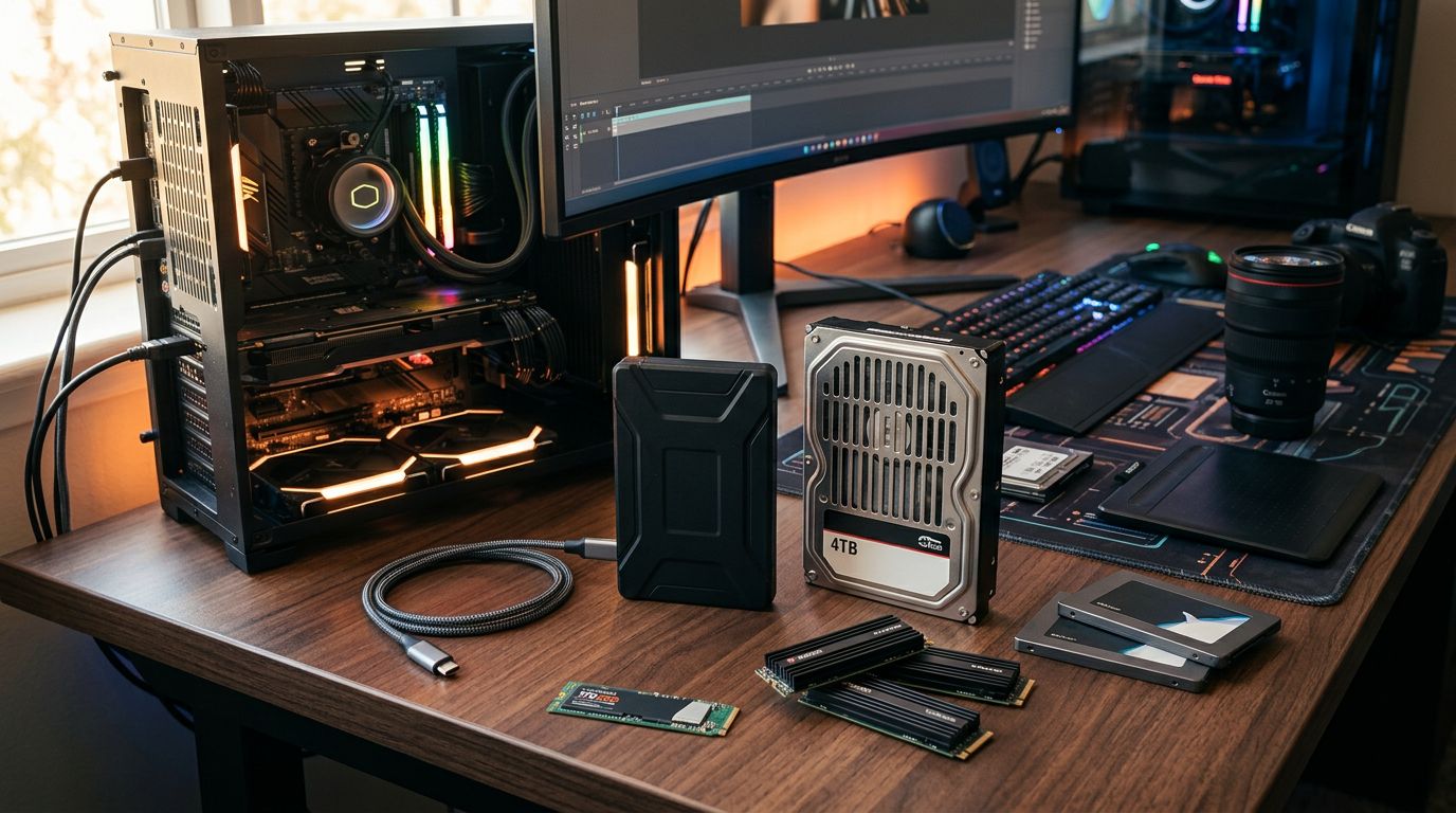 HDD External 4TB เลือก 5400rpm หรือ 7200rpm ความต่างที่ส่งผลจริงในงานเก็บไฟล์ภาพและวิดีโอ