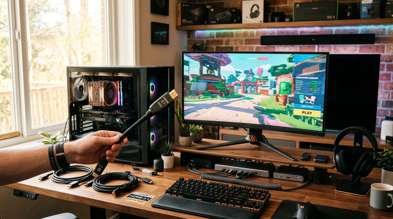 สาย HDMI 2.1 ของปลอมระบาดหนัก ภาพกระตุก HDR ไม่ขึ้น วิธีสังเกตและเช็กแบนด์วิดท์จริงก่อนโดนหลอก