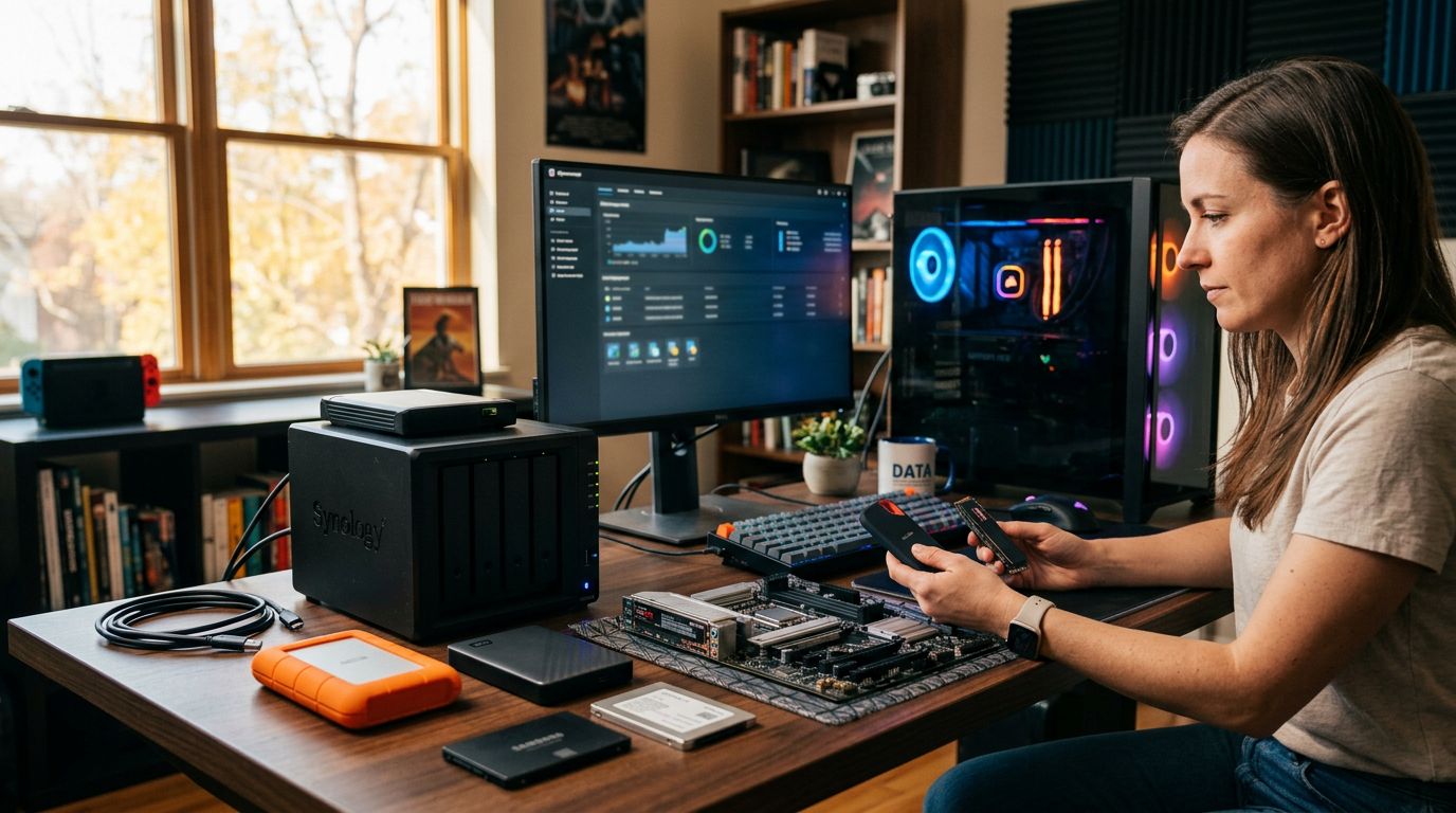 สำรองข้อมูลที่บ้านด้วย NAS, external drive หรือคลาวด์ เลือกผิดครั้งเดียวของหายถาวร