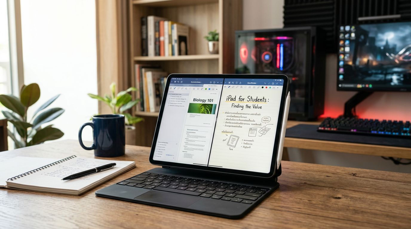 iPad นักเรียนนักศึกษา เลือกรุ่นไหนให้คุ้มกับงบและการใช้งานจริง ไม่ต้องจ่ายแพงกว่าที่จำเป็น