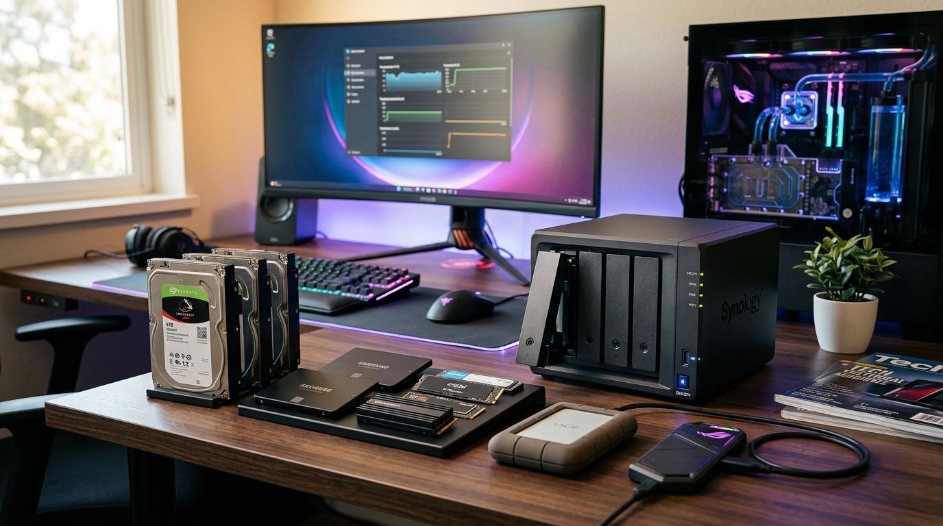 NAS บ้านควรใช้ HDD หรือ SSD กันแน่ เทียบค่าไฟ อายุ และความปลอดภัยข้อมูลที่คนมักมองข้าม