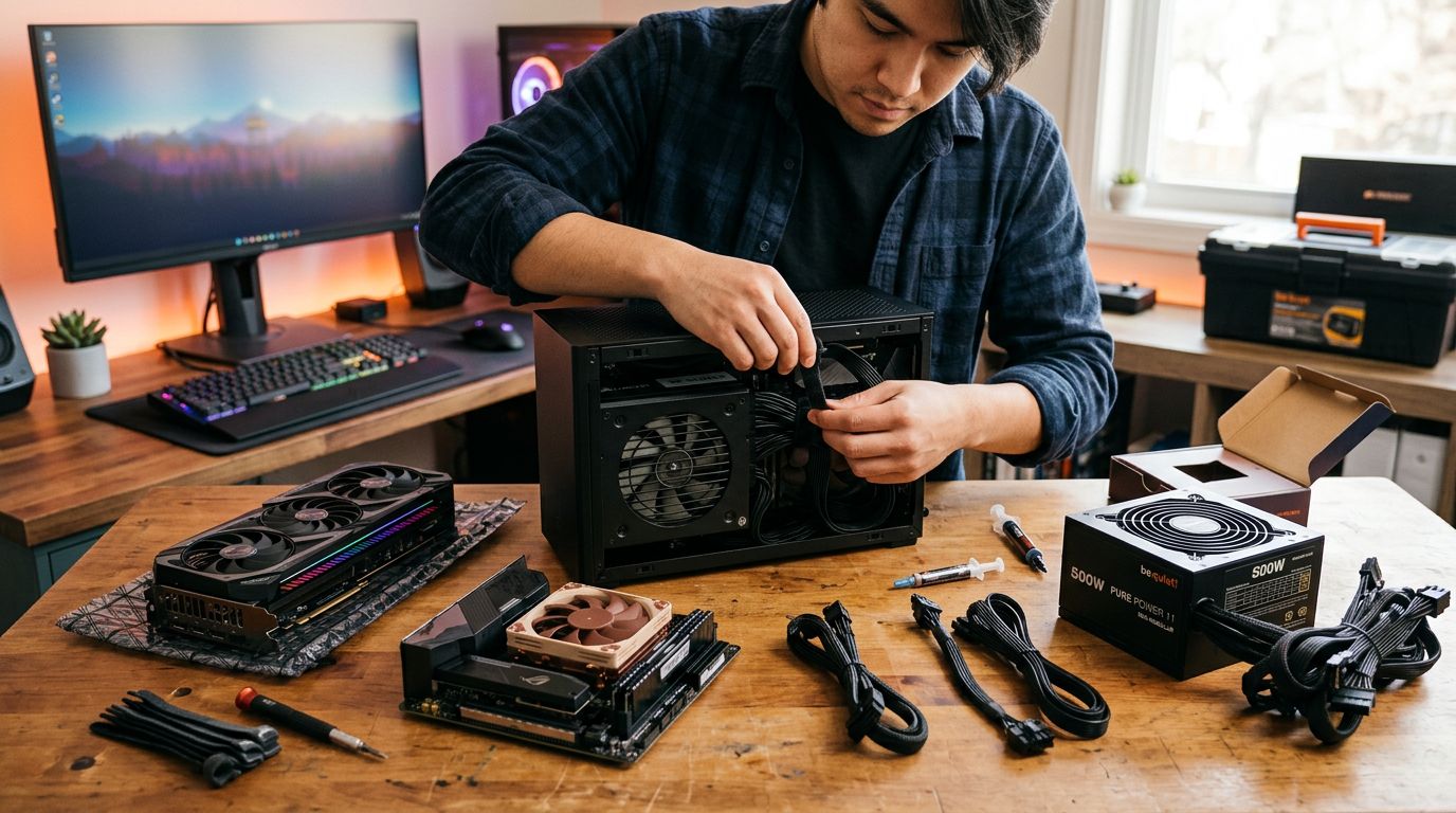 PSU Modular vs Non-Modular เลือกแบบไหนให้จัดสายง่ายในเคสเล็กโดยไม่เสียเงินเกิน